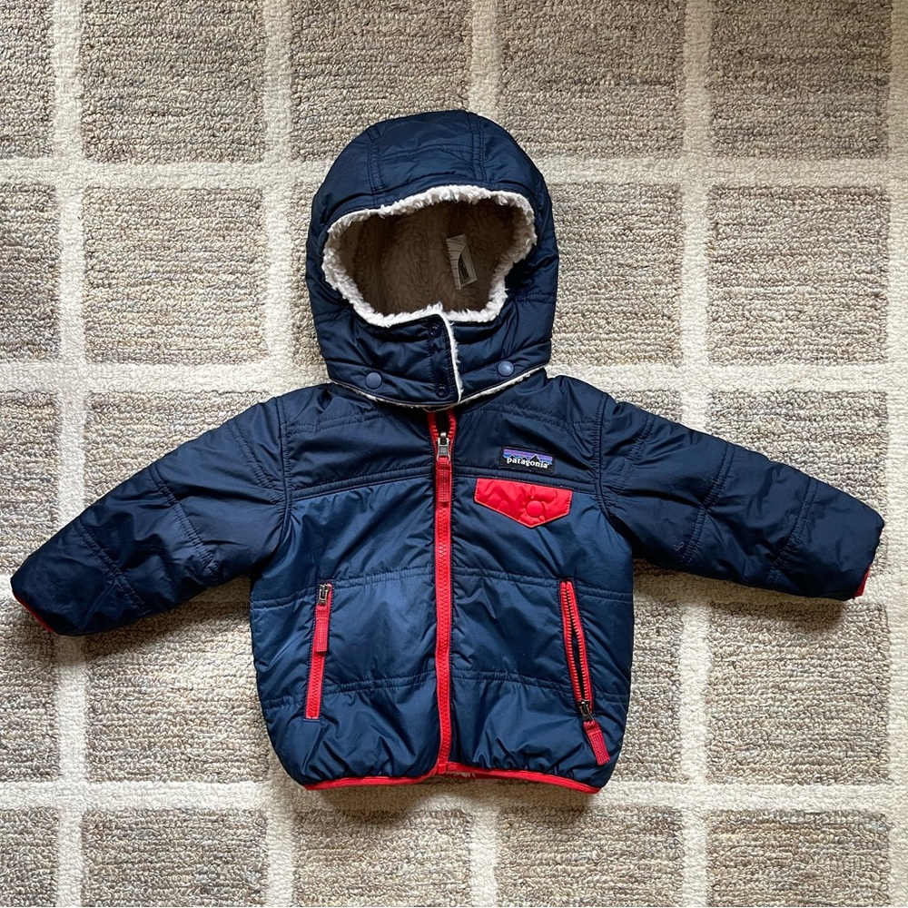 Patagonia Baby Reversible Tribbles Hoody 12-18M